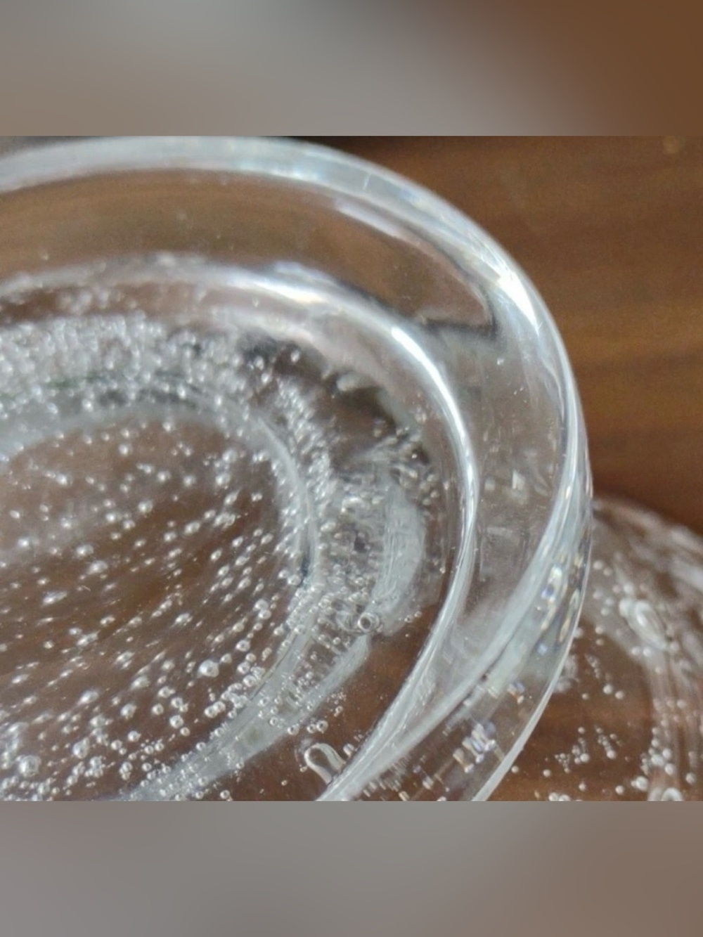 Southern Living Vintage Hand Blown Glass Pedestal Bowl Clear Candle Display - Picture 9 of 15